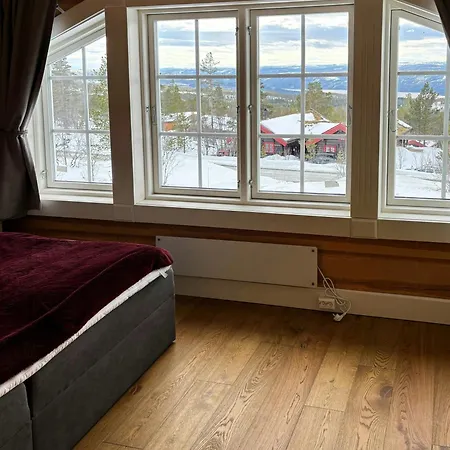 Feriehus Log With Panoramic Views Near Renafjellet Svarstad (Hedmark)